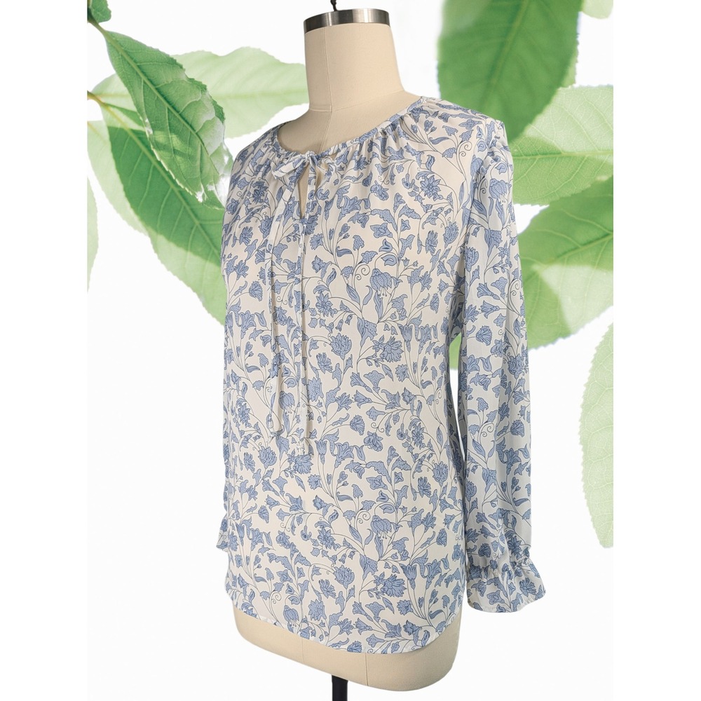 A-line Blouse Tunic Georgette flattering silhouette lightweight 2XL rouged back